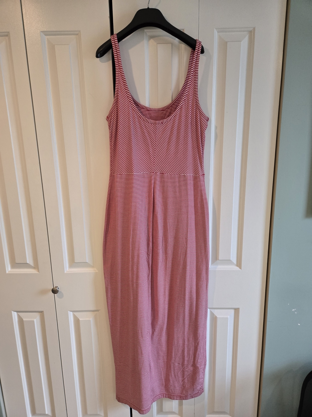 GAP Pink and White Striped Tank Maxi Dress - Picture 4 of 5